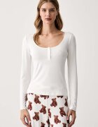 GUESS пижама дамска от вискоза ARIA бежова O6BX01 K5026
