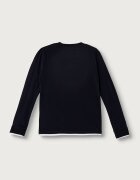 GUESS пижама за деца от памук тъмносиня L6BG04 K8111