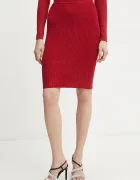 GUESS Пола ALICE в бордо къса с кройка тип молив W5RD83 Z2Y50