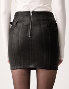 GUESS пола от памук с еластан CLARISSA черна W6BD15 D2112