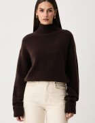 GUESS поло дамско с кашмир x LEONIE HANNE кафяво W6BR85 Z1958