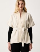 GUESS пончо дамско бежово AW5661 POL03