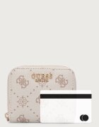 GUESS портфейл дамски от имитация на кожа ALLEGRA бежов SWGP24 89137