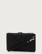 GUESS портфейл дамски от имитация на кожа AMORETTE черен SWBG78 98157