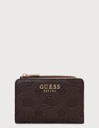 GUESS портфейл дамски от имитация на кожа BLAKE кафяв SWPD22 22156