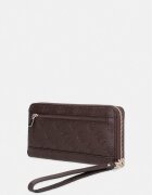 GUESS портфейл дамски от имитация на кожа DIANA кафяв SWPD97 27146