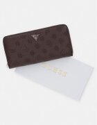 GUESS портфейл дамски от имитация на кожа DIANA кафяв SWPD97 27146