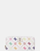 GUESS портфейл дамски от имитация на кожа EMELIE бял SWGM99 28146
