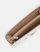 GUESS портфейл дамски от имитация на кожа EMELIE бял SWGM99 28146
