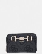 GUESS Портфейл дамски от имитация на кожа JANIE сив SWOS99 24140
