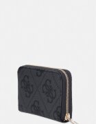 GUESS Портфейл дамски от имитация на кожа JANIE сив SWOS99 24140