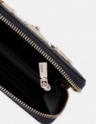 GUESS Портфейл дамски от имитация на кожа JANIE сив SWOS99 24140