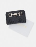 GUESS Портфейл дамски от имитация на кожа JANIE сив SWOS99 24140