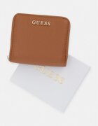 GUESS портфейл дамски от имитация на кожа JESSA кафяв SWBG83 62137