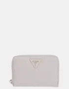 GUESS портфейл дамски от имитация на кожа LAUREL бежов SWBG74 59140