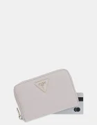 GUESS портфейл дамски от имитация на кожа LAUREL бежов SWBG74 59140