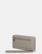 GUESS портфейл дамски от имитация на кожа LAUREL бежов SWBG74 59146