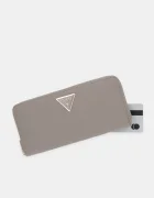 GUESS портфейл дамски от имитация на кожа LAUREL бежов SWBG74 59146
