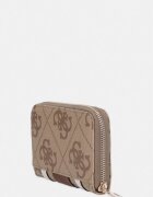 GUESS портфейл дамски от имитация на кожа LAUREL бежов SWSS74 59140