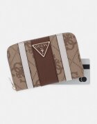GUESS портфейл дамски от имитация на кожа LAUREL бежов SWSS74 59140