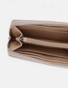 GUESS портфейл дамски от имитация на кожа LAUREL бежов SWZG74 59140