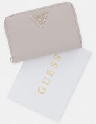 GUESS портфейл дамски от имитация на кожа LAUREL бежов SWZG74 59140