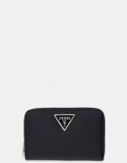 GUESS портфейл дамски от имитация на кожа LAUREL черен SWZG74 59140