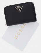 GUESS портфейл дамски от имитация на кожа LAUREL черен SWZG74 59140