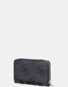 GUESS портфейл дамски от имитация на кожа LAUREL сив SWSS74 59140