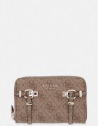 GUESS портфейл дамски от имитация на кожа LEONA бежов SWSG99 17140