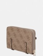 GUESS портфейл дамски от имитация на кожа LEONA бежов SWSG99 17140