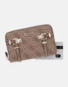 GUESS портфейл дамски от имитация на кожа LEONA бежов SWSG99 17140