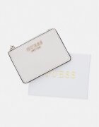 GUESS портфейл дамски от имитация на кожа PATSIE бял SWZG99 19505