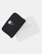 GUESS портфейл дамски от имитация на кожа PATSIE черен SWZG99 19140