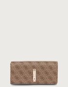 GUESS портфейл дамски от имитация на кожа YVONNE бежов SWSG23 78155