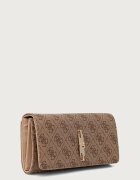 GUESS портфейл дамски от имитация на кожа YVONNE бежов SWSG23 78155
