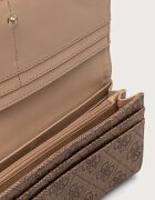GUESS портфейл дамски от имитация на кожа YVONNE бежов SWSG23 78155