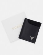 GUESS портфейл мъжки от кожа BERNA черен SMBEHN LEA04