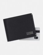 GUESS Портфейл мъжки от кожа BOSTON черен SMBOGS LEA20