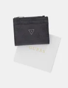 GUESS портфейл мъжки от кожа MILANO черен SMMALO LEA03