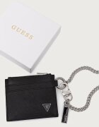 GUESS портфейл мъжки от кожа MILANO черен SMMISL LEA10