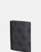 GUESS портфейл мъжки от кожа MILANO сив SMVELE LEA04