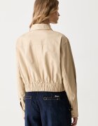GUESS преходно яке дамско с памук JULIANE бежово W6YL20 W2910