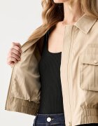 GUESS преходно яке дамско с памук JULIANE бежово W6YL20 W2910