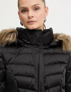 GUESS Пухено яке MARINA в черно зимен модел W5BL30 W2802