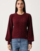 GUESS пуловер дамски JOANNA бордо W6BR44 Z1441