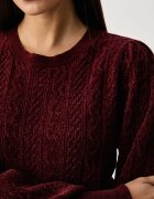 GUESS пуловер дамски JOANNA бордо W6BR44 Z1441