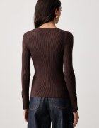GUESS пуловер дамски с вискоза ELLIE кафяв W6YR10 Z0949
