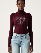 GUESS пуловер дамски с вискоза HALLIE бордо W6BR54 Z1455