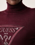 GUESS пуловер дамски с вискоза HALLIE бордо W6BR54 Z1455